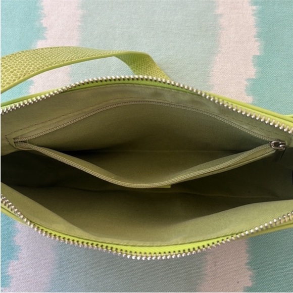 Urban Outfitters Green‎ Faux Snake Skin Shoulder Bag Purse - Picture 6 of 10